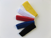 red blue black white Head Sweatband